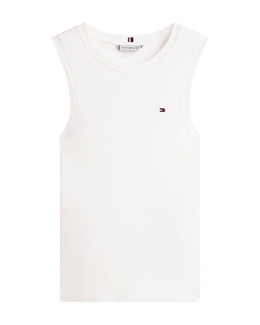 TOMMY HILFIGER Slimfit Tanktop mit Rundhalsausschnitt