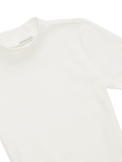 TOM TAILOR Cropped T-Shirt mit Rippstruktur