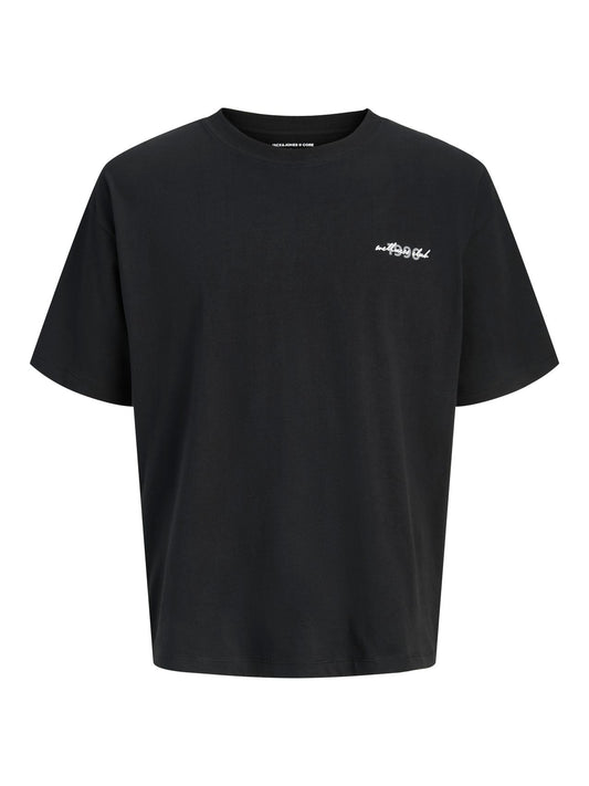 JACK & JONES JCOETERNA SCRIPT BACK PRINT TEE SS PLS