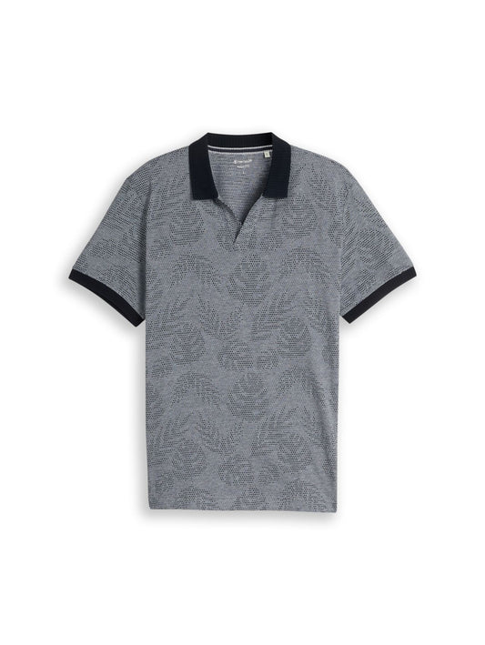 TOM TAILOR Jacquard Poloshirt mit Muster XL