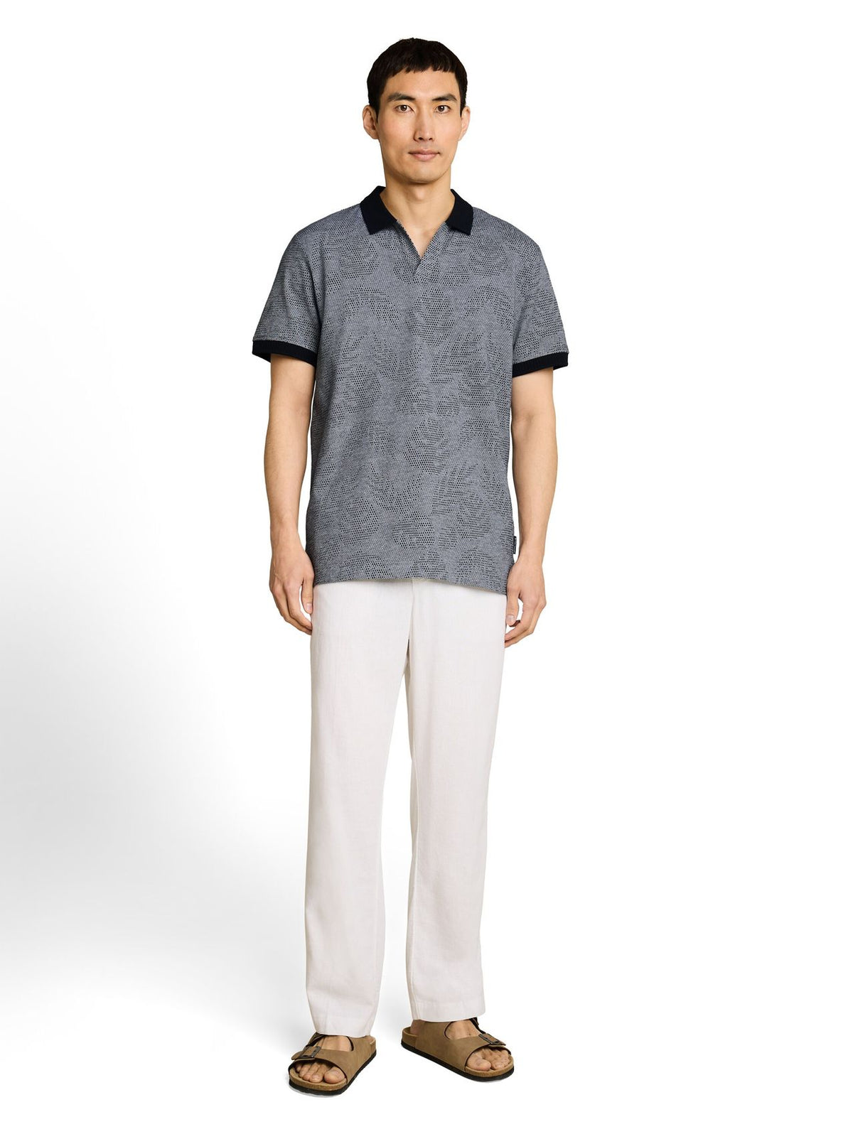 TOM TAILOR Jacquard Poloshirt mit Muster