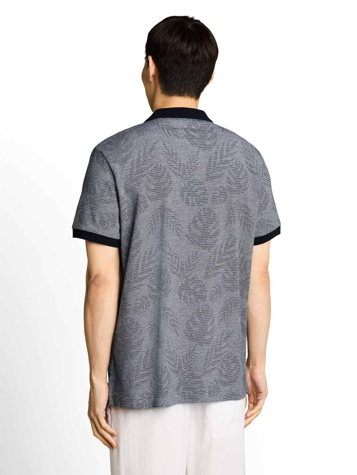 TOM TAILOR Jacquard Poloshirt mit Muster
