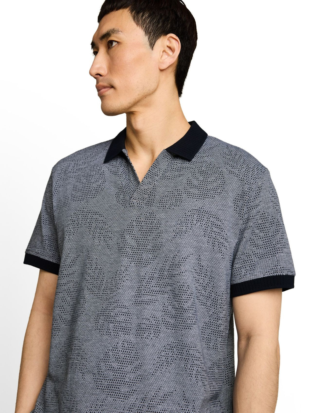TOM TAILOR Jacquard Poloshirt mit Muster
