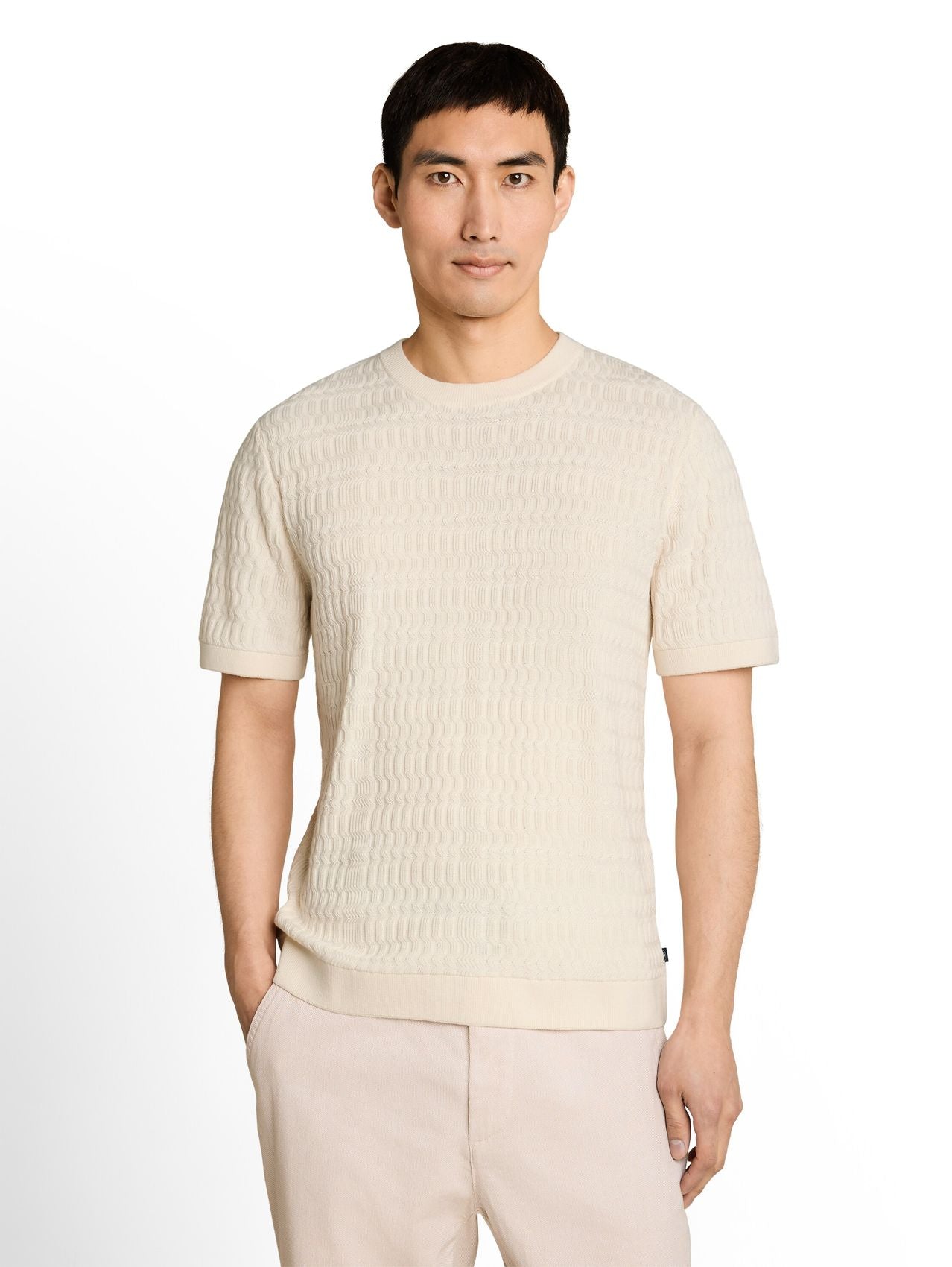 TOM TAILOR Strickpullover mit Rippstruktur
