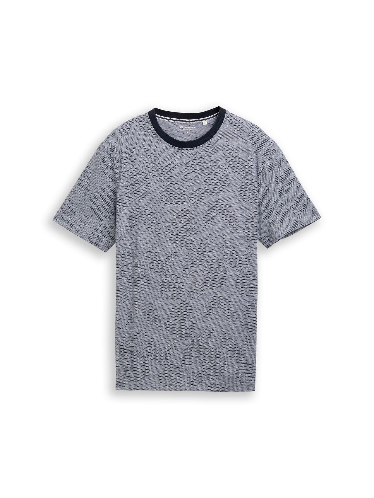TOM TAILOR Jacquard T-Shirt mit Muster XL