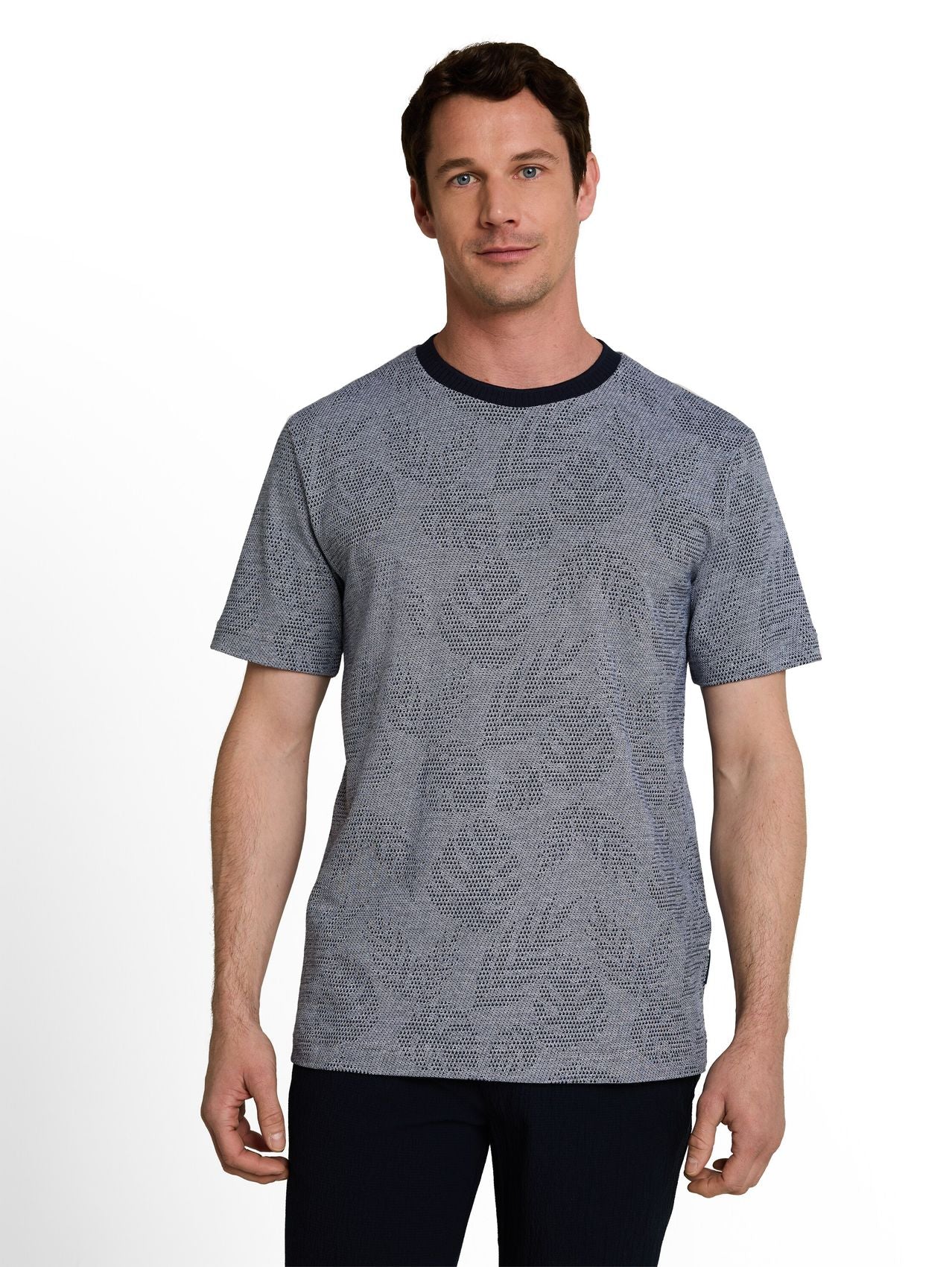 TOM TAILOR Jacquard T-Shirt mit Muster