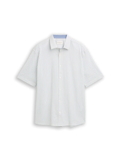 TOM TAILOR Comfort Fit Seersucker Kurzarmhemd XXXL
