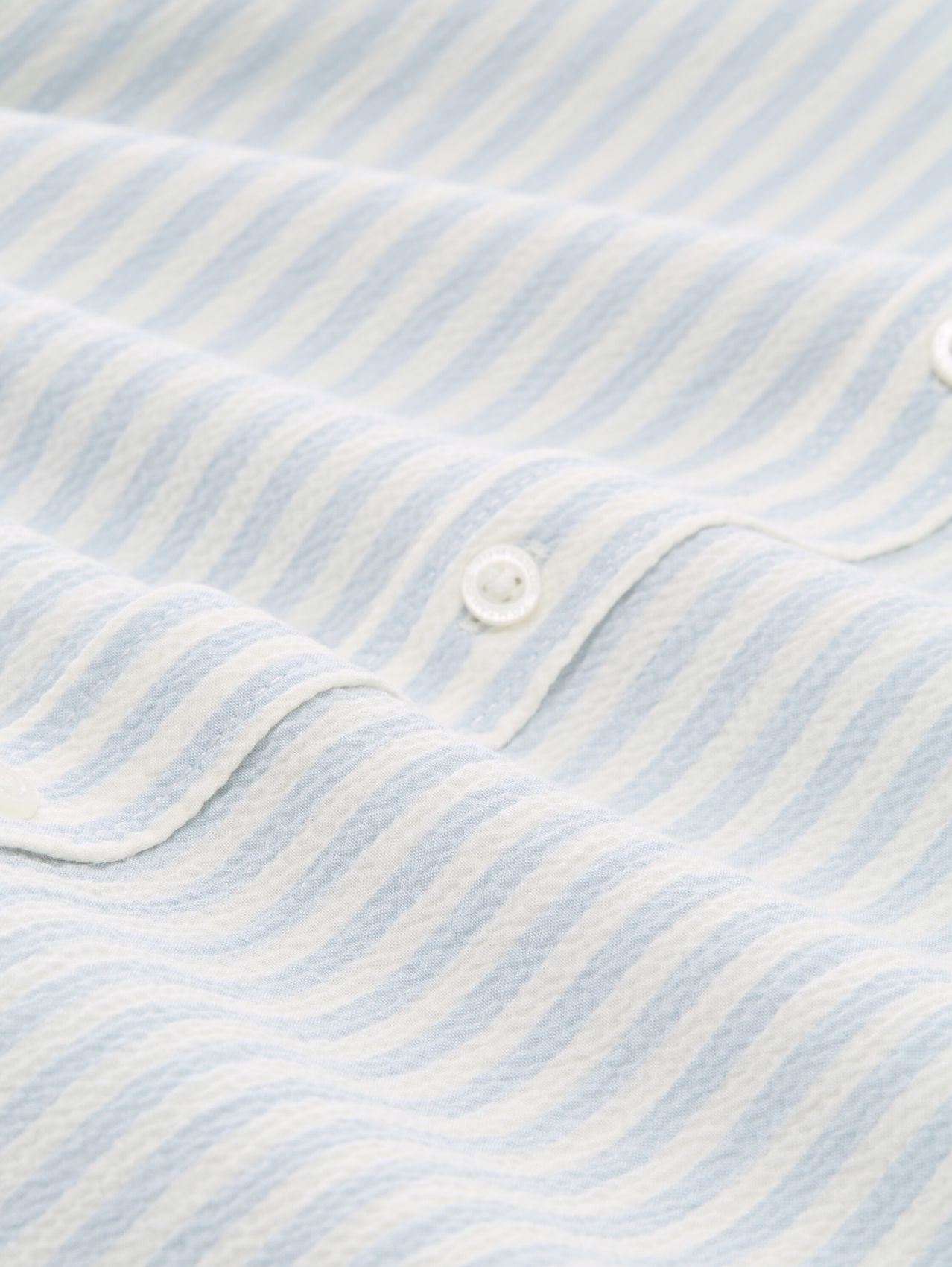 TOM TAILOR Comfort Fit Seersucker Kurzarmhemd