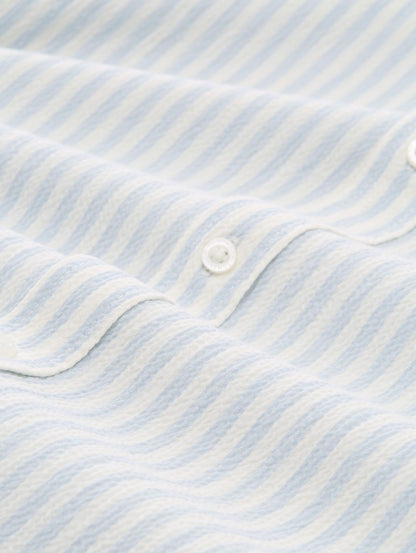 TOM TAILOR Comfort Fit Seersucker Kurzarmhemd
