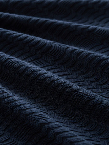 Strickpullover mit Rippstruktur