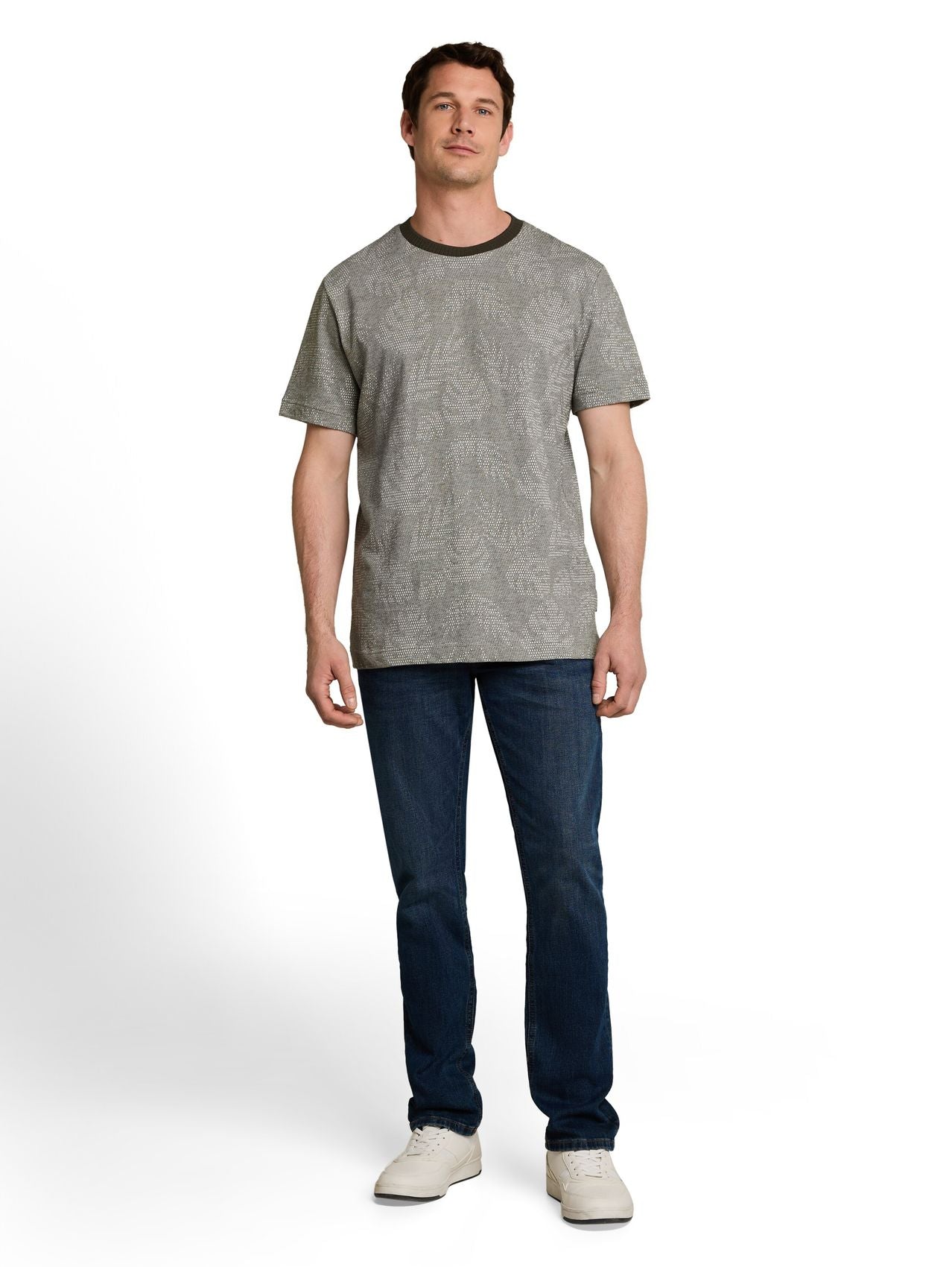 TOM TAILOR Jacquard T-Shirt mit Muster