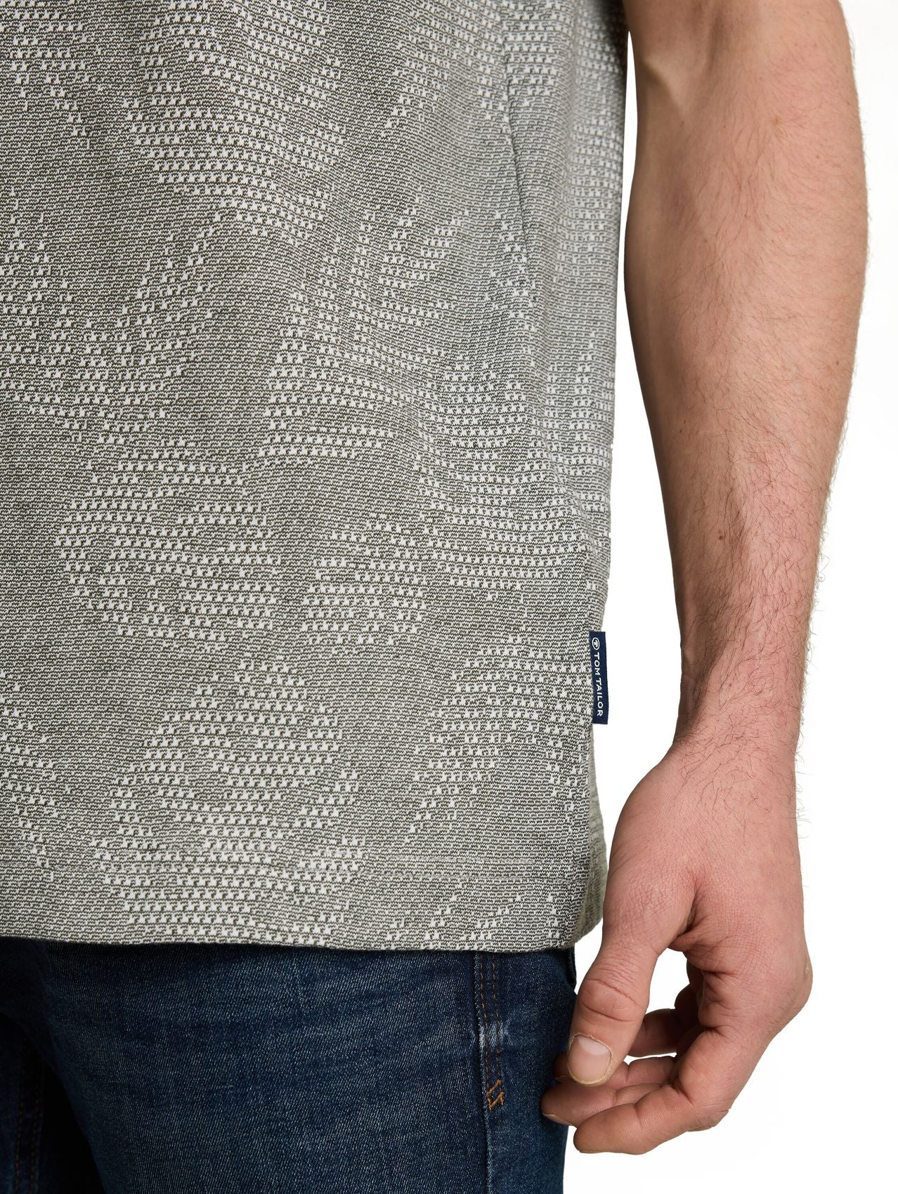 TOM TAILOR Jacquard T-Shirt mit Muster