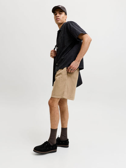 Cord-Shorts mit Schlupfbund