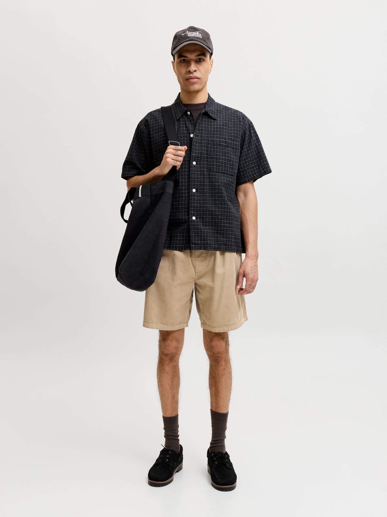 Cord-Shorts mit Schlupfbund