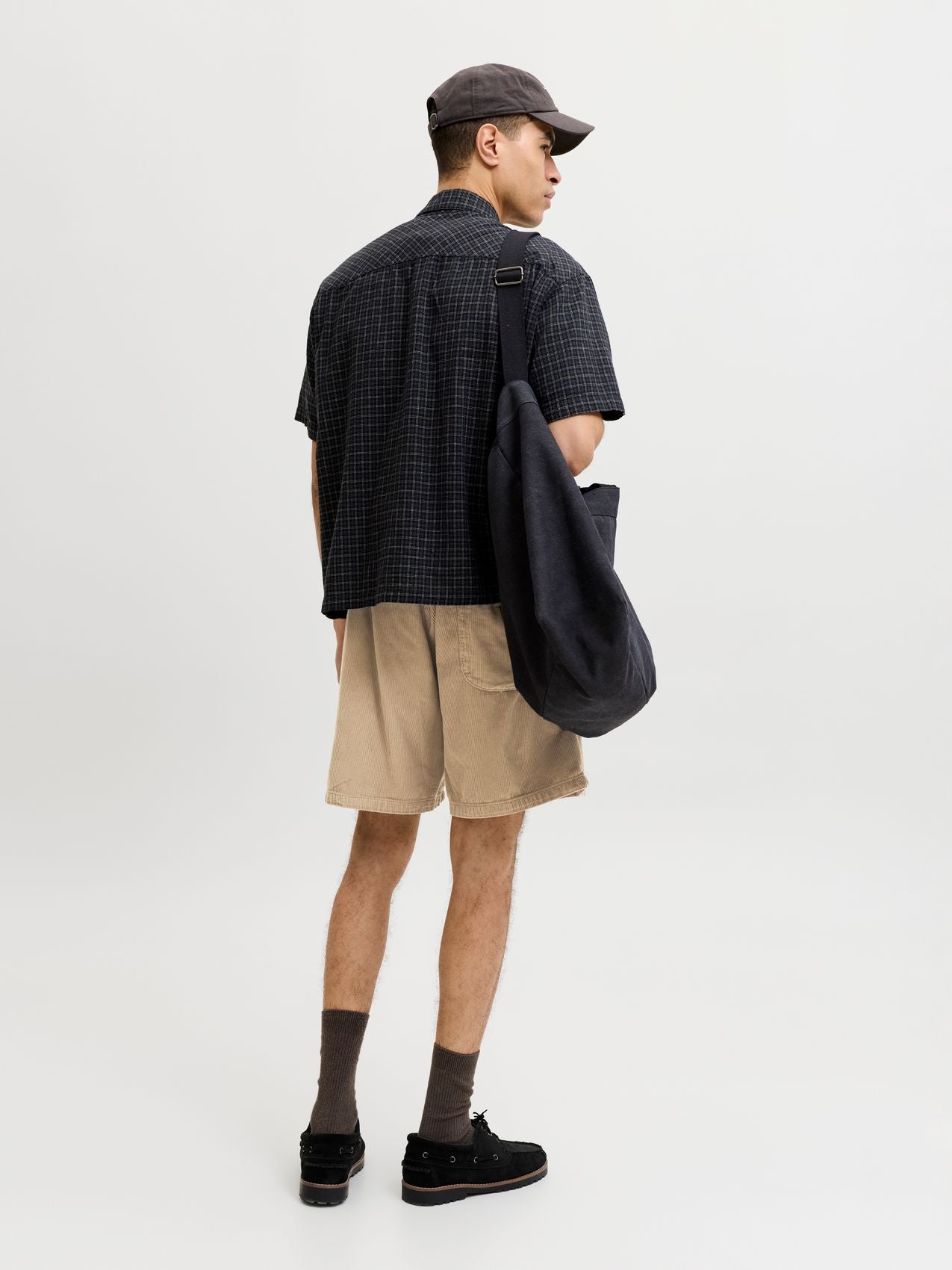 Cord-Shorts mit Schlupfbund
