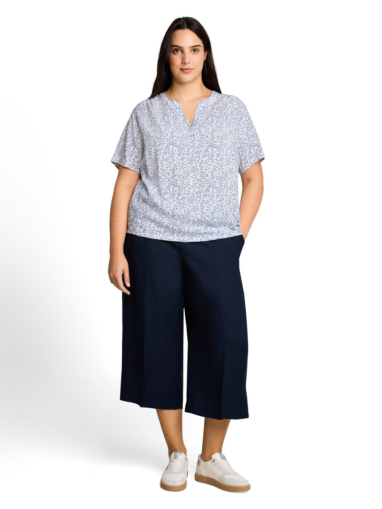 Plus Size - Bluse mit Muster