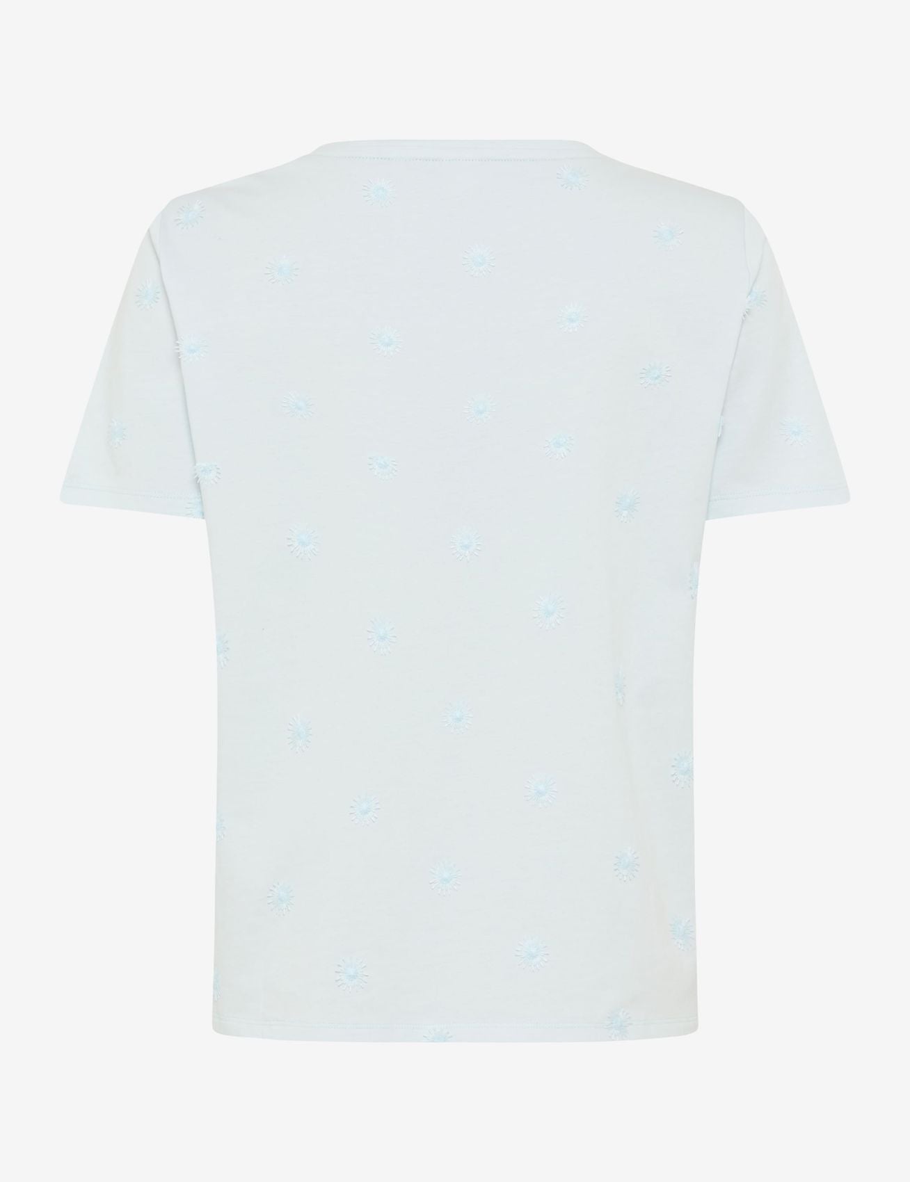 Baumwollshirt mit Blumenstickerei "Cira S"