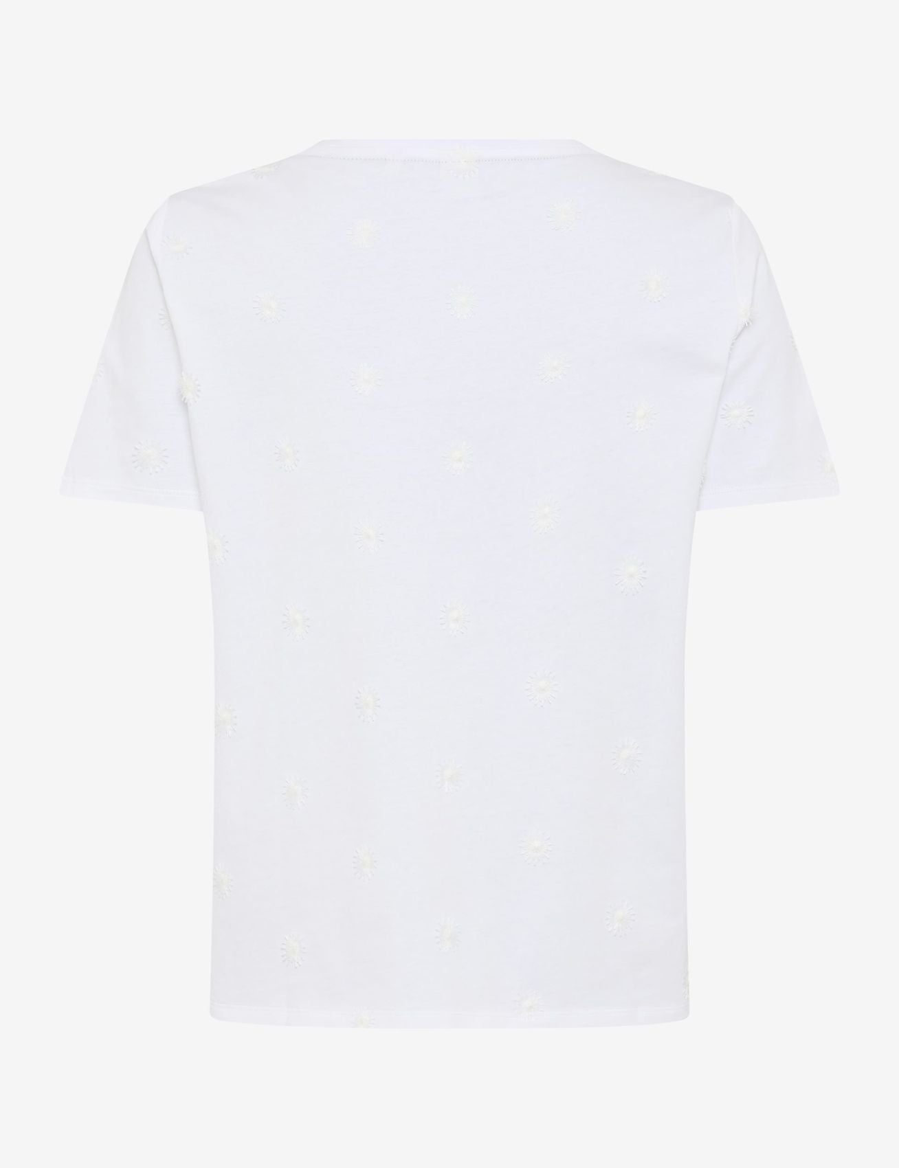 Baumwollshirt mit Blumenstickerei "Cira S"