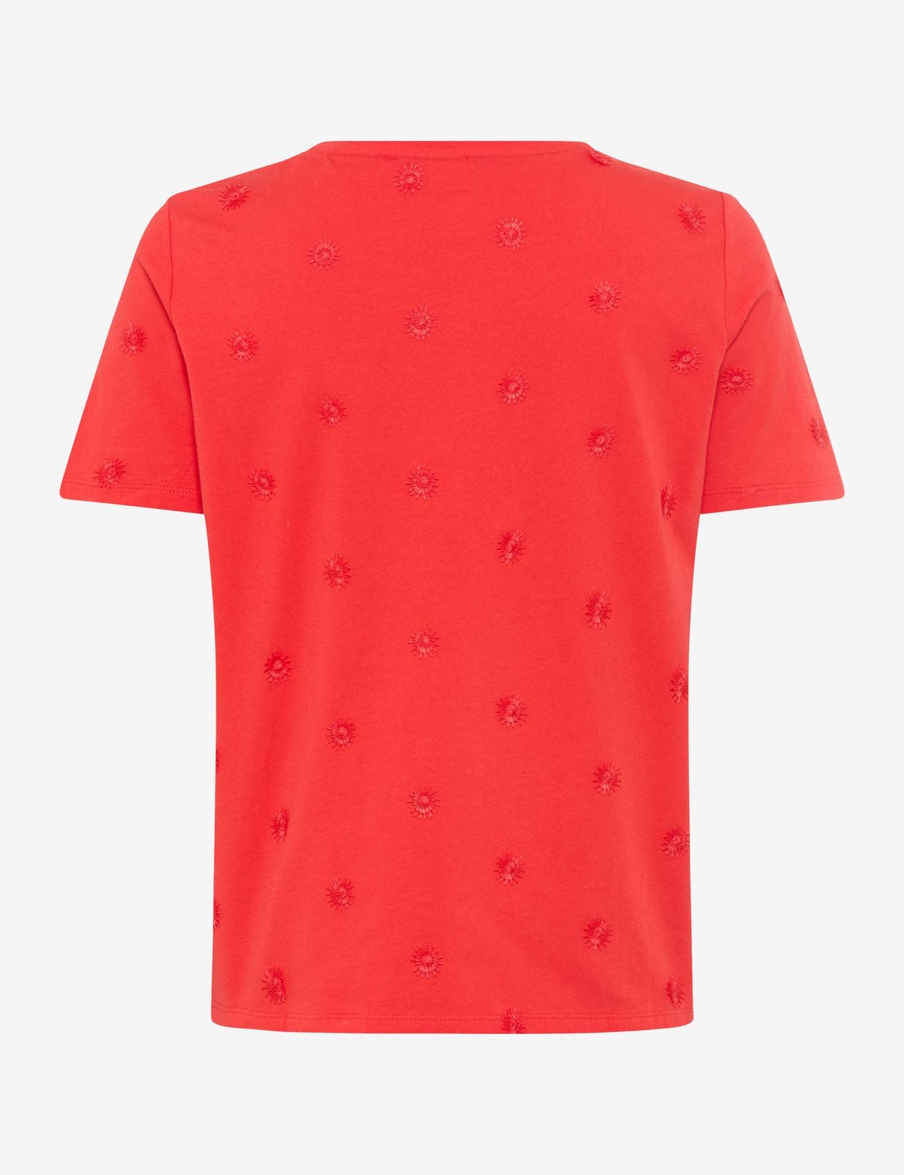 Baumwollshirt mit Blumenstickerei "Cira S"