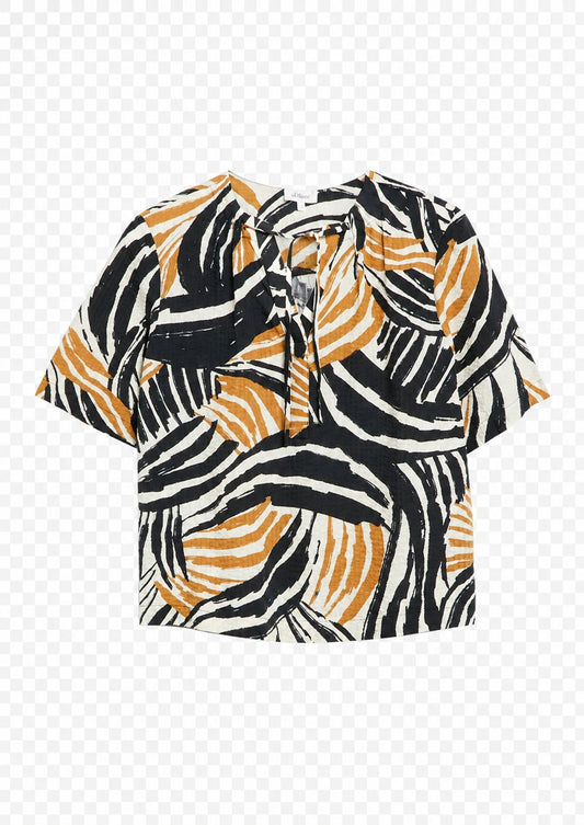 S.OLIVER Bluse mit All-Over Muster