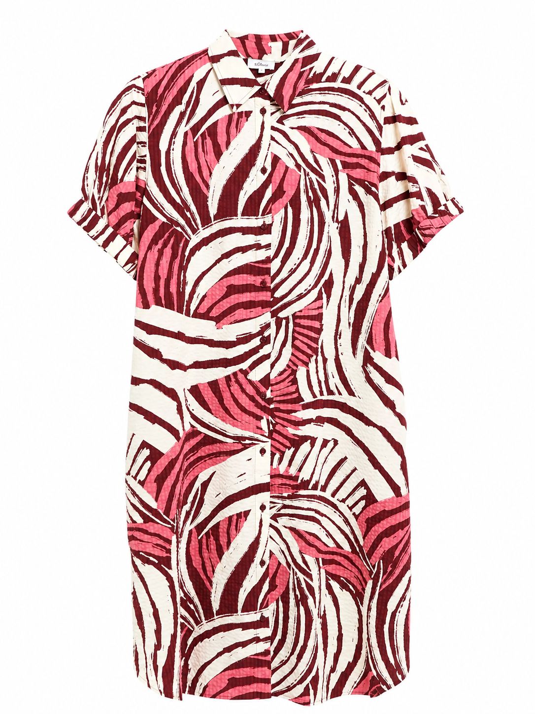 S.OLIVER Kleid mit All-Over Muster