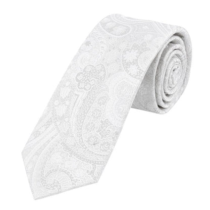 SEIDENFALTER Krawatte Paisley 7,0-7,5cm Default Title