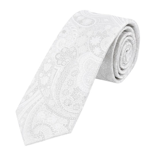 SEIDENFALTER Krawatte Paisley 7,0-7,5cm Default Title