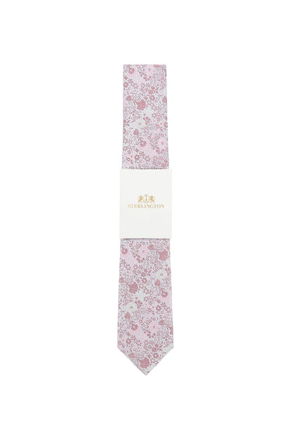 SEIDENFALTER Krawatte Blume 7,0-7,5cm