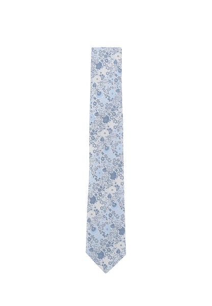 SEIDENFALTER Krawatte Blume 7,0-7,5cm