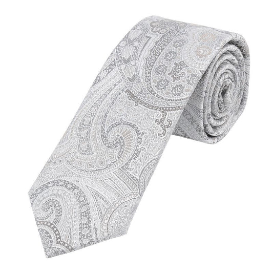SEIDENFALTER Krawatte Paisley 7,0-7,5cm Default Title