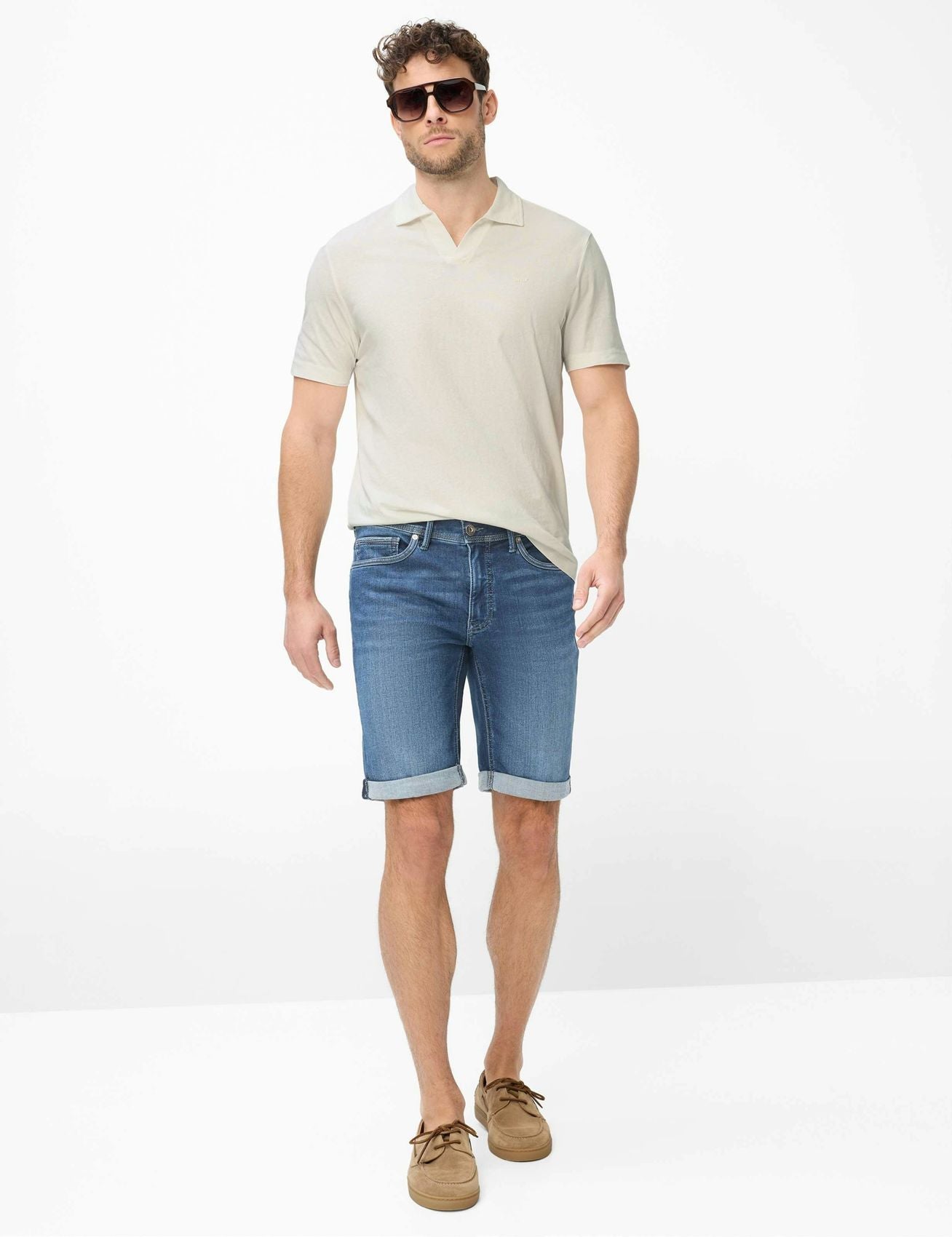 Denim Bermuda im Slim Fit "Chris B"