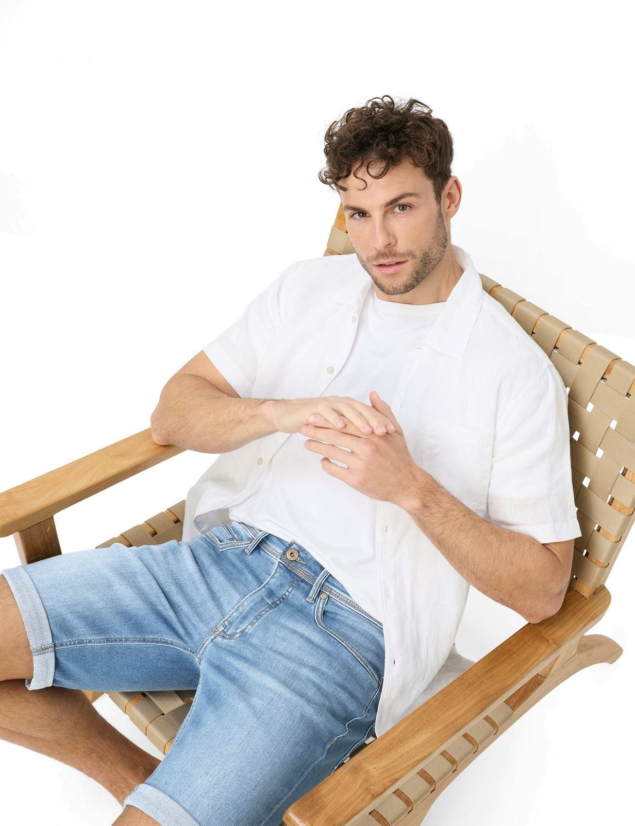 Denim Bermuda im Slim Fit "Chris B"