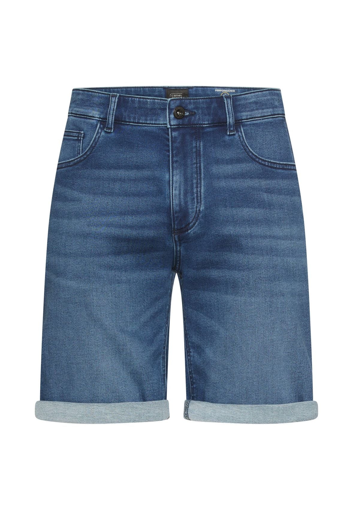 CAMEL ACTIVE fleXXXactive® Jeans Shorts aus Baumwollmix