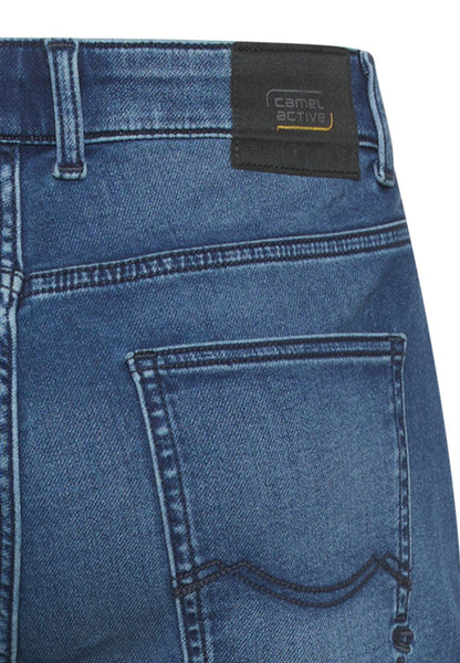 CAMEL ACTIVE fleXXXactive® Jeans Shorts aus Baumwollmix