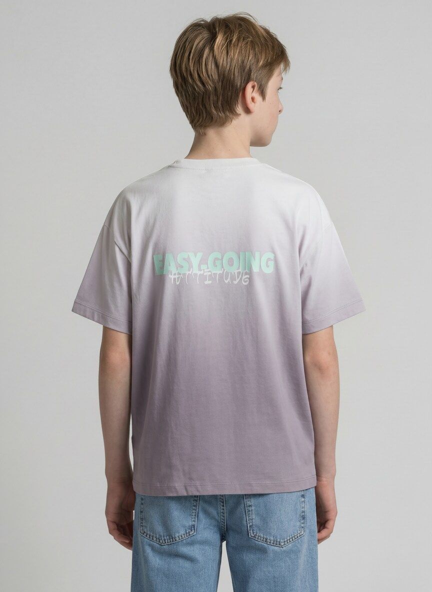 TOM TAILOR Oversize T-Shirt mit Rückenprint