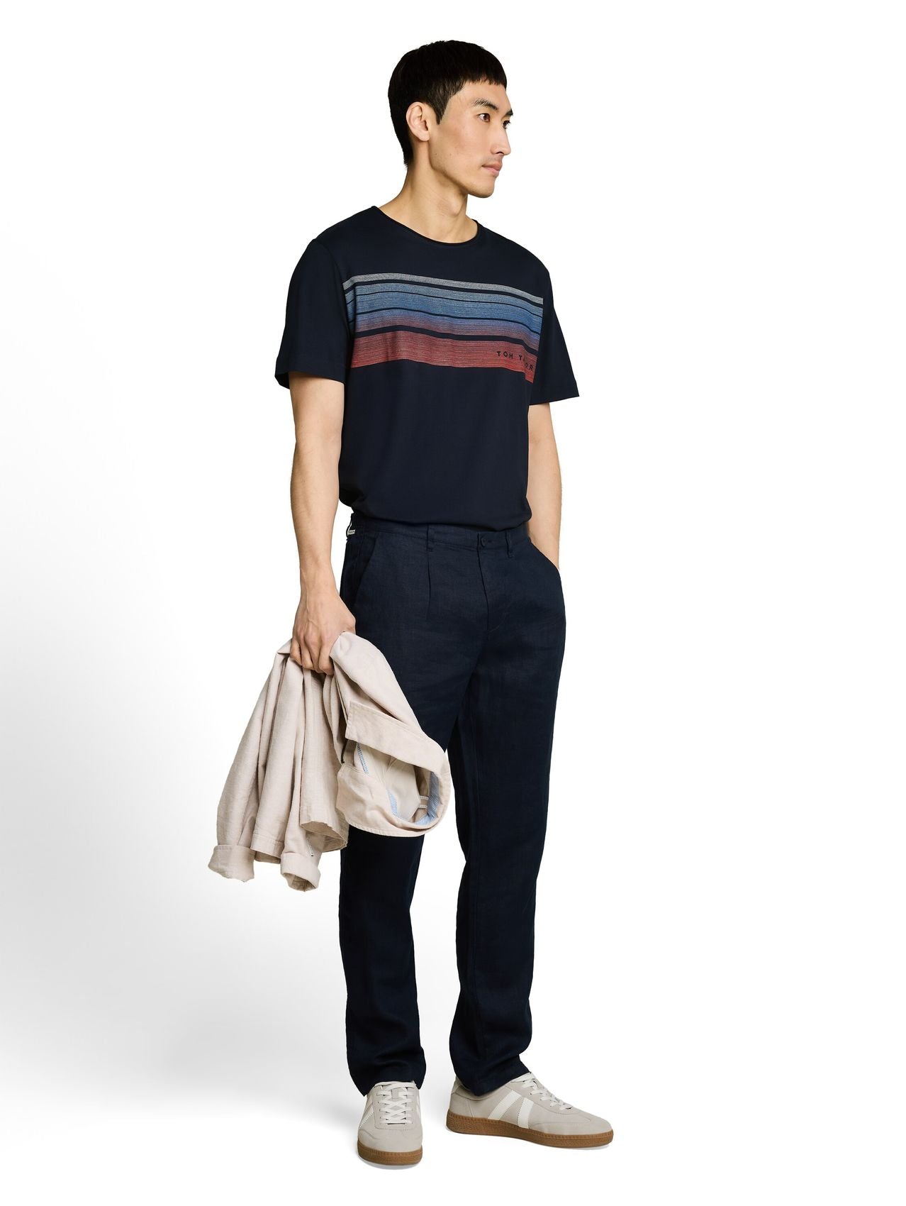 TOM TAILOR T-Shirt mit Print auf der Brust