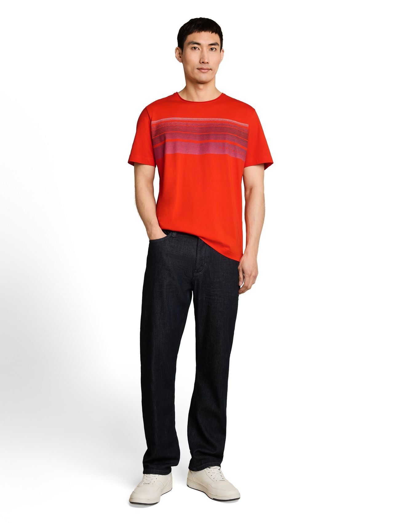 TOM TAILOR T-Shirt mit Print auf der Brust