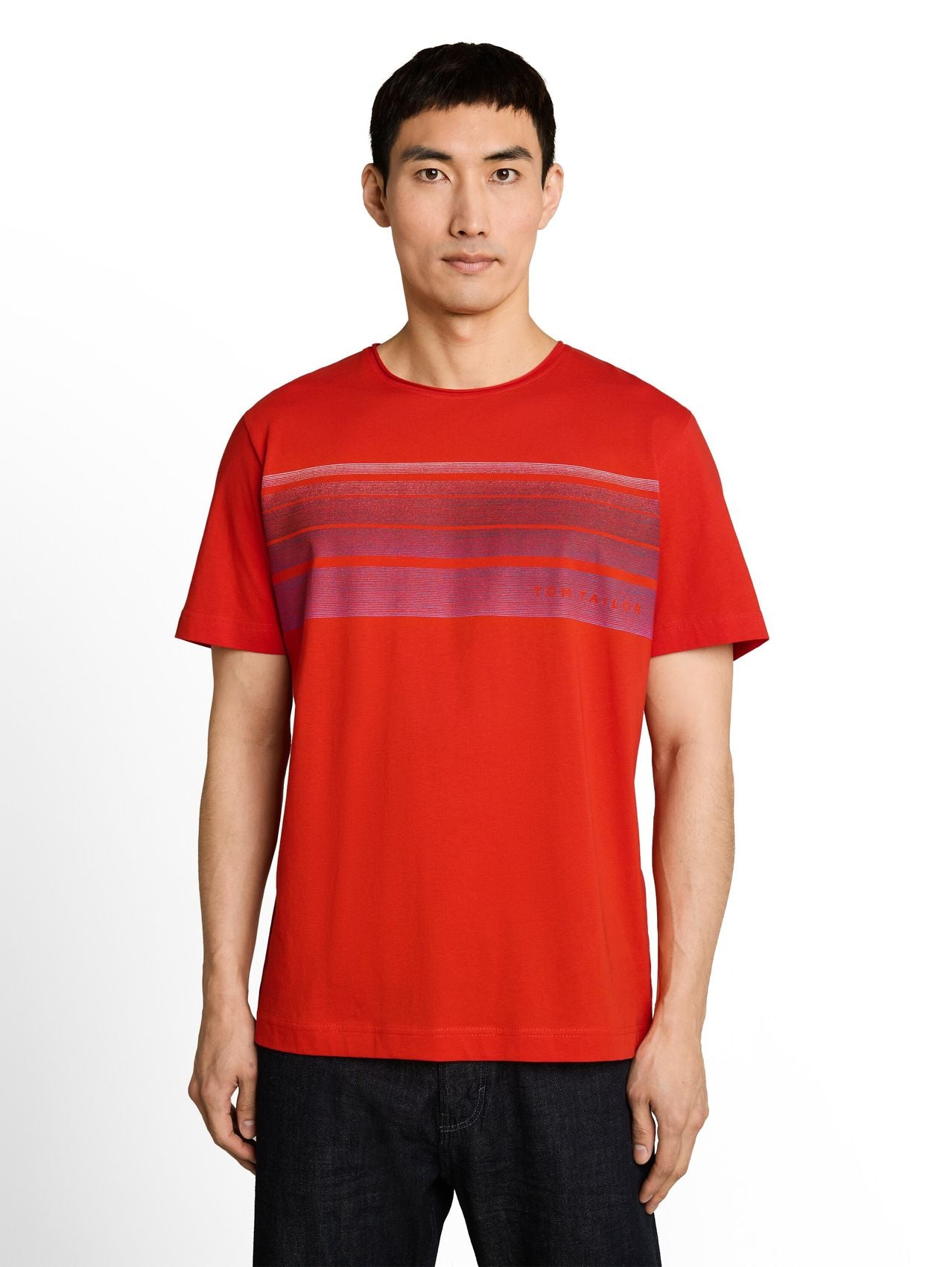 TOM TAILOR T-Shirt mit Print auf der Brust