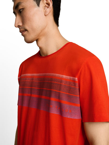 TOM TAILOR T-Shirt mit Print auf der Brust