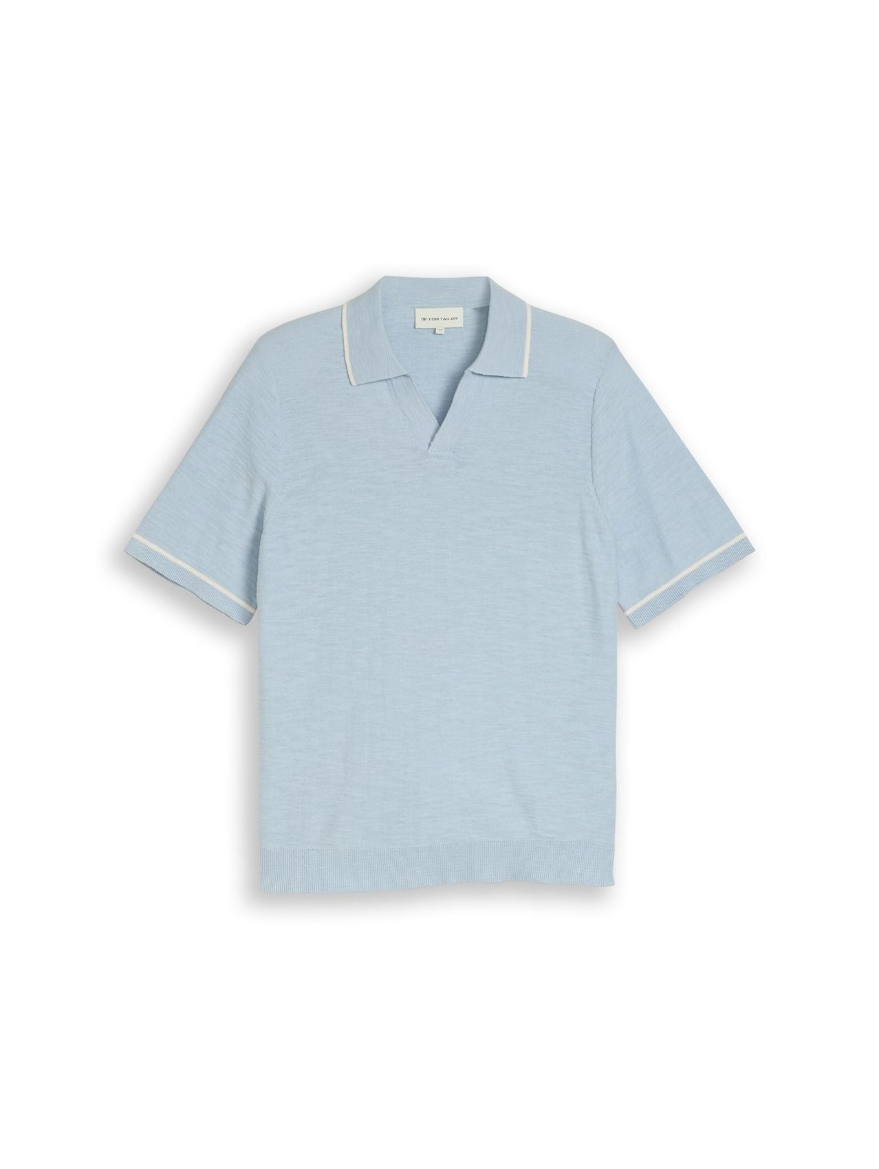 TOM TAILOR Strick-Poloshirt aus Baumwolle XXXL