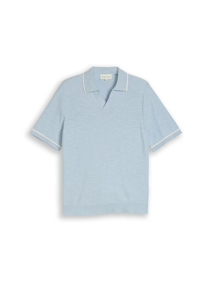 TOM TAILOR Strick-Poloshirt aus Baumwolle XXXL