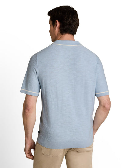 TOM TAILOR Strick-Poloshirt aus Baumwolle