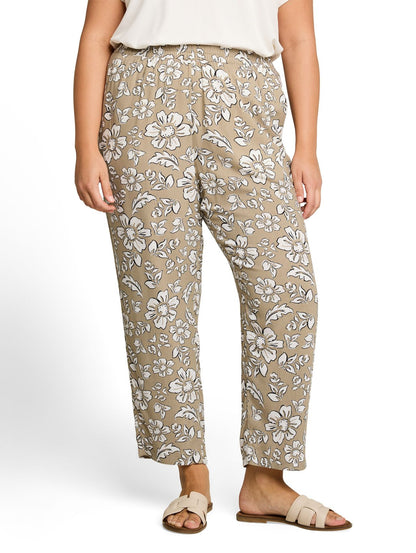 Plus Size - Loose Fit Hose aus Viskose