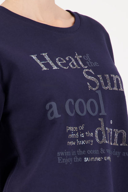MONARI T-Shirt, marine