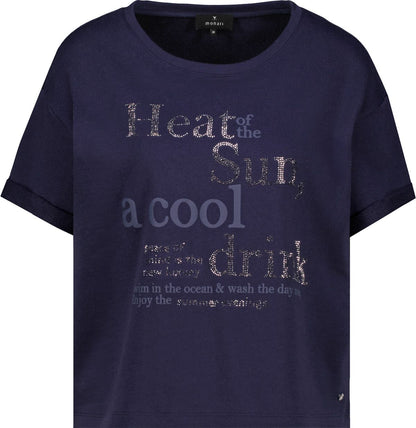 MONARI T-Shirt, marine