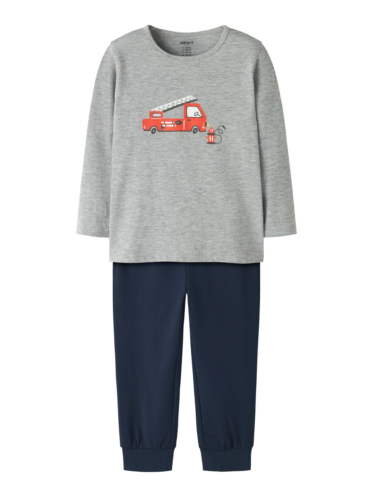BESTSELLER NMMNIGHTSET GREY FIRETRUCK NOOS