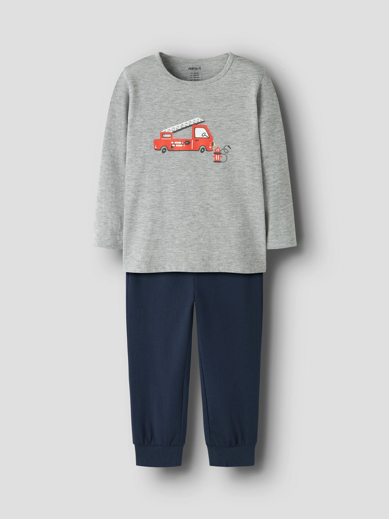 BESTSELLER NMMNIGHTSET GREY FIRETRUCK NOOS
