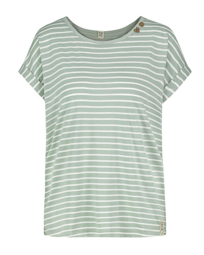 SUBLEVEL T-Shirt mit Knopfdetails