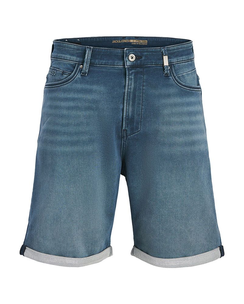JACK & JONES Jeans-Shorts mit umgeschlagenen Saum