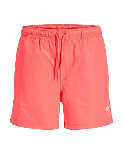 JACK & JONES Sportliche Badeshorts mit Kordelzug